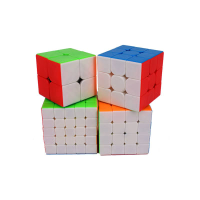 Set 4 cubos Regulares Meilong