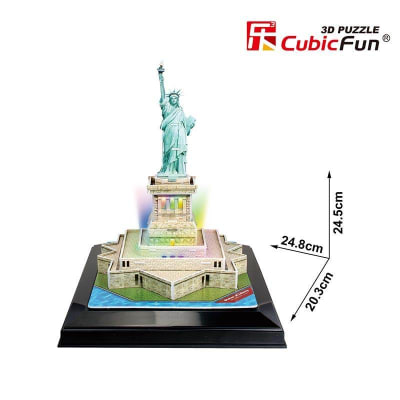 Estatua de la Libertad Led Puzzle 3D 37 Piezas