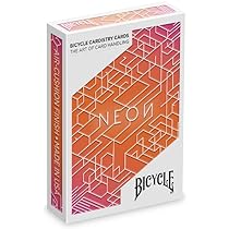 Baraja Bicycle Neon Orange Bump