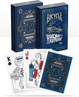 Baraja Bicycle  Volver  Al Futuro Naipes Back to the Future 