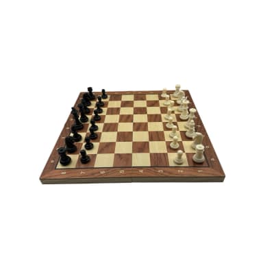 Ajedrez Magnético Plegable 34x34 Deluxe