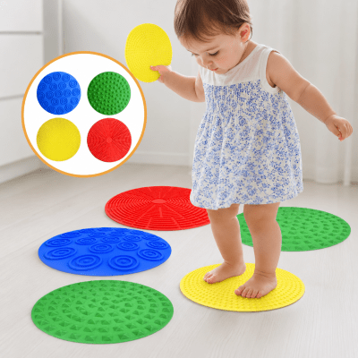 Set 4 alfombras sensoriales 17,4 cms