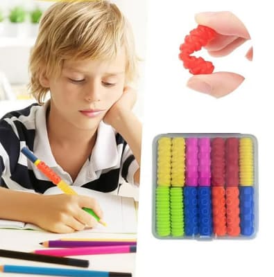 Set 14 Protectores Antideslizantes Para Lápices