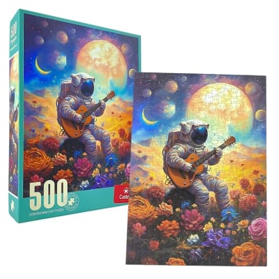 Rompecabezas Astronauta Flores 500 pcs