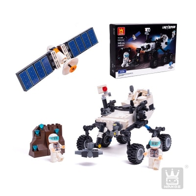 Auto Espacial Bloques Armables Wange