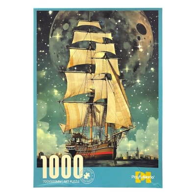 Rompecabezas Barco Bajo las Estrellas 1000 pcs