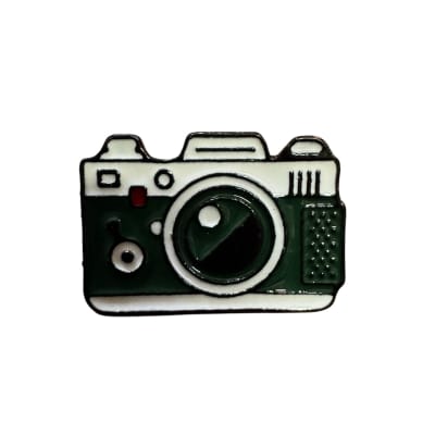 Cámara Fotográfica Pin Prendedor