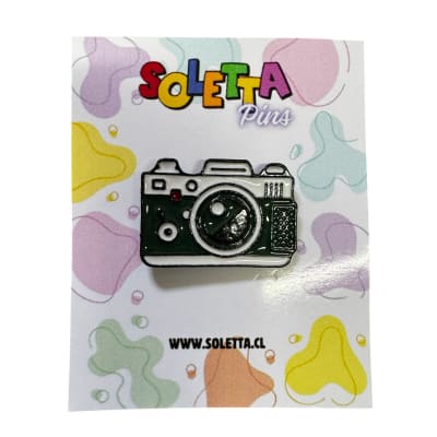 Cámara Fotográfica Pin Prendedor