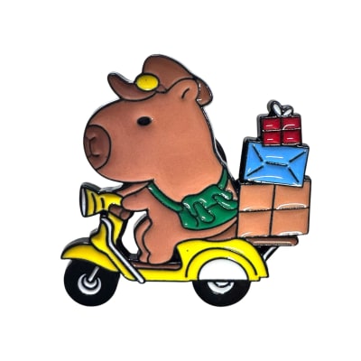 Capibara Repartidor Pin Broche