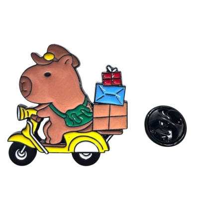 Capibara Repartidor Pin Broche