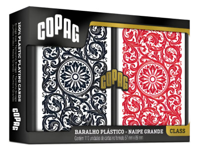 Set Barajas Copag Class 100% Plástico