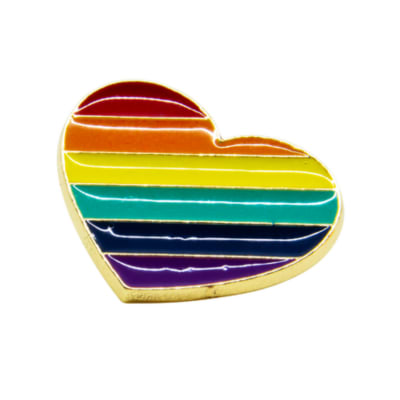 Corazón Diversidad Pin Broche