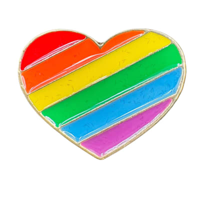 Corazón Diversidad Pin Broche
