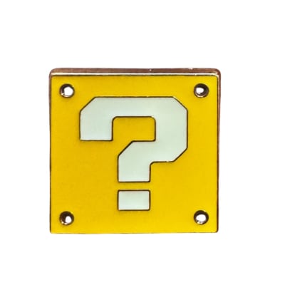 Cubo Interrogación Mario Pin Broche