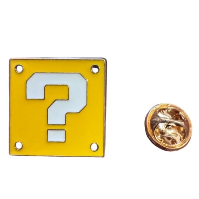 Cubo Interrogación Mario Pin Broche