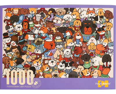Puzzle Rompecabezas Fiesta de Perros 1000 Pcs