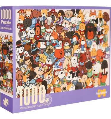 Puzzle Rompecabezas Fiesta de Perros 1000 Pcs