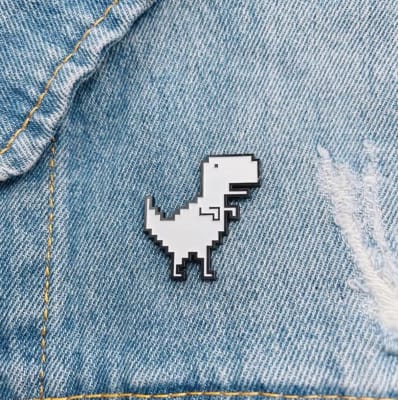 Dinosaurio Google Pin Prendedor