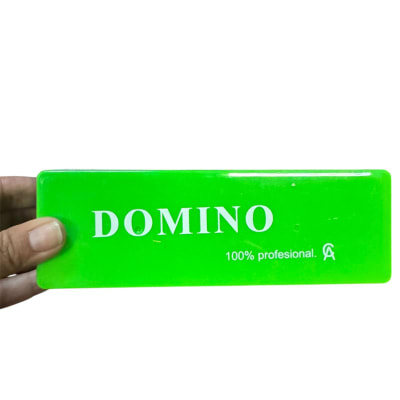 Domino Profesional 28 Piezas Punto Caja Plástica Verde