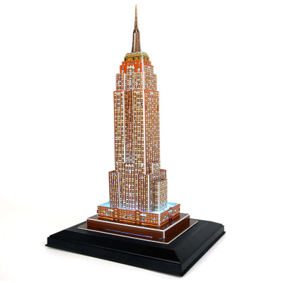 Empire State Led 38 Piezas Puzzle 3D