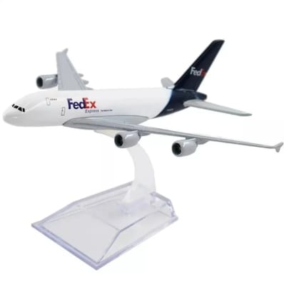 Avión Aleación Fedex Escala 1:400