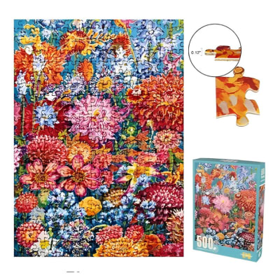 Rompecabezas 500 pcs Jardín de Flores
