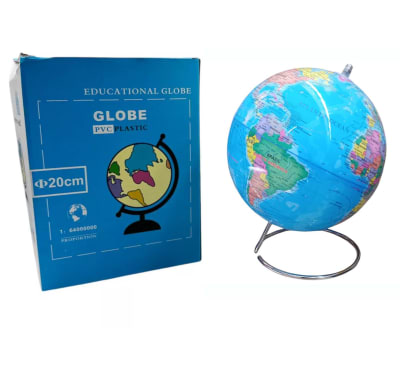 Globo Terráqueo Base Metálica