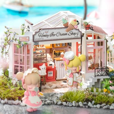 Honey Ice Cream Heladeria Miniatura Robotime
