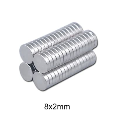 20 Unidades Imanes 8x2 mm N35