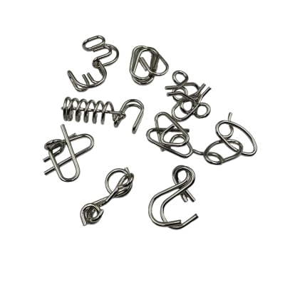 Set 9 Puzzles Metal Principiante