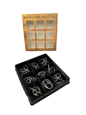 Set 9 Puzzles Metal Avanzado
