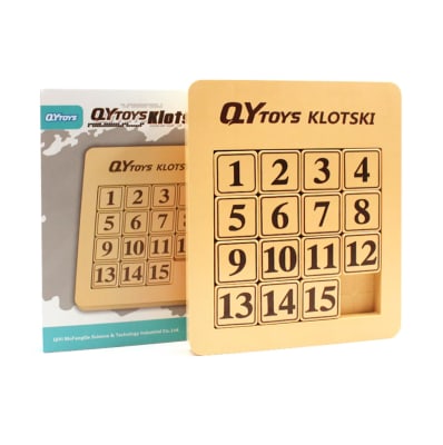 Sliding Klotski Tablero magnetico 15