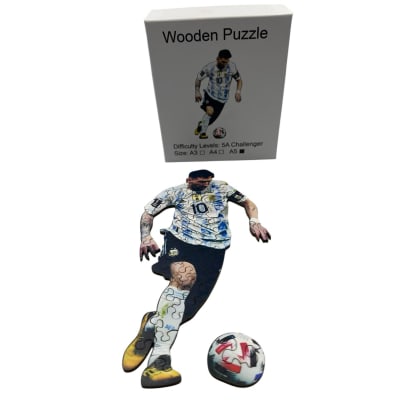 Puzzle Lionel Messi Madera