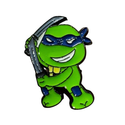 Leonardo Tortugas Azul Pin Prendedor