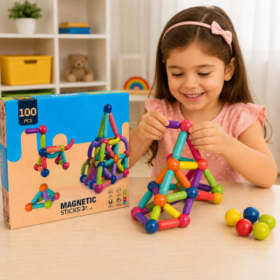 Magnetic Sticks Construccion Imanes 100 pcs