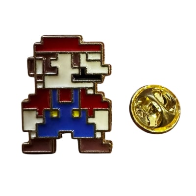 Mario Pixel Pin Prendedor