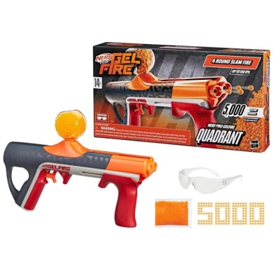 Lanzador Nerf Pro Gelfire Quadrant 5.000 Recargas