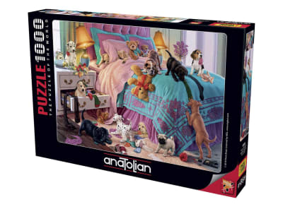 Rompecabeza Naughty Puppies 1000 pcs