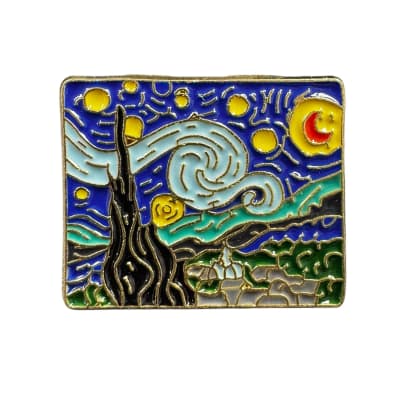 Noche Estrellada Pin Prendedor