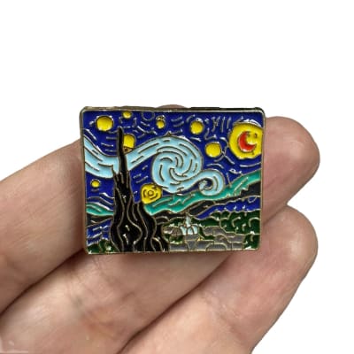 Noche Estrellada Pin Prendedor