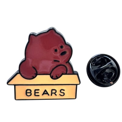 Oso Escandaloso Cafe Pin Broche