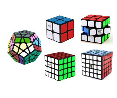 Set 5 Cubos Negros