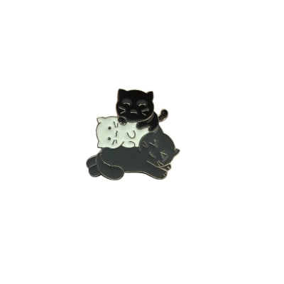 Manada gatos pin prendedor