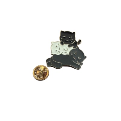 Manada gatos pin prendedor