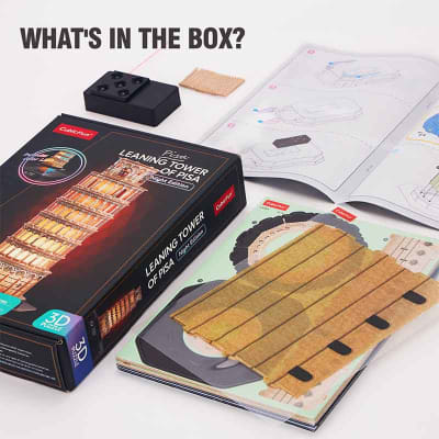 Torre de Pisa Puzzle 3D Led