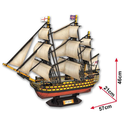 Barco HMS Victory Puzzle 3D 189 Piezas