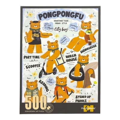 Rompecabezas La Semana De Pongpongfu Tigre 500 pcs