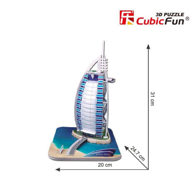 Burj Al Arab Puzzle 3D 46 Piezas