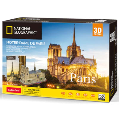 Notre Dame Puzzle 3D Natgeo 128 Piezas