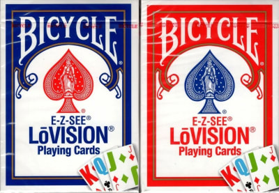 Barajas Bicycle LoVision Low Vision Mazo Azul y Rojo